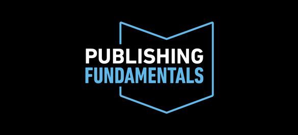 Black banner with Publishing Fundamentals text. 